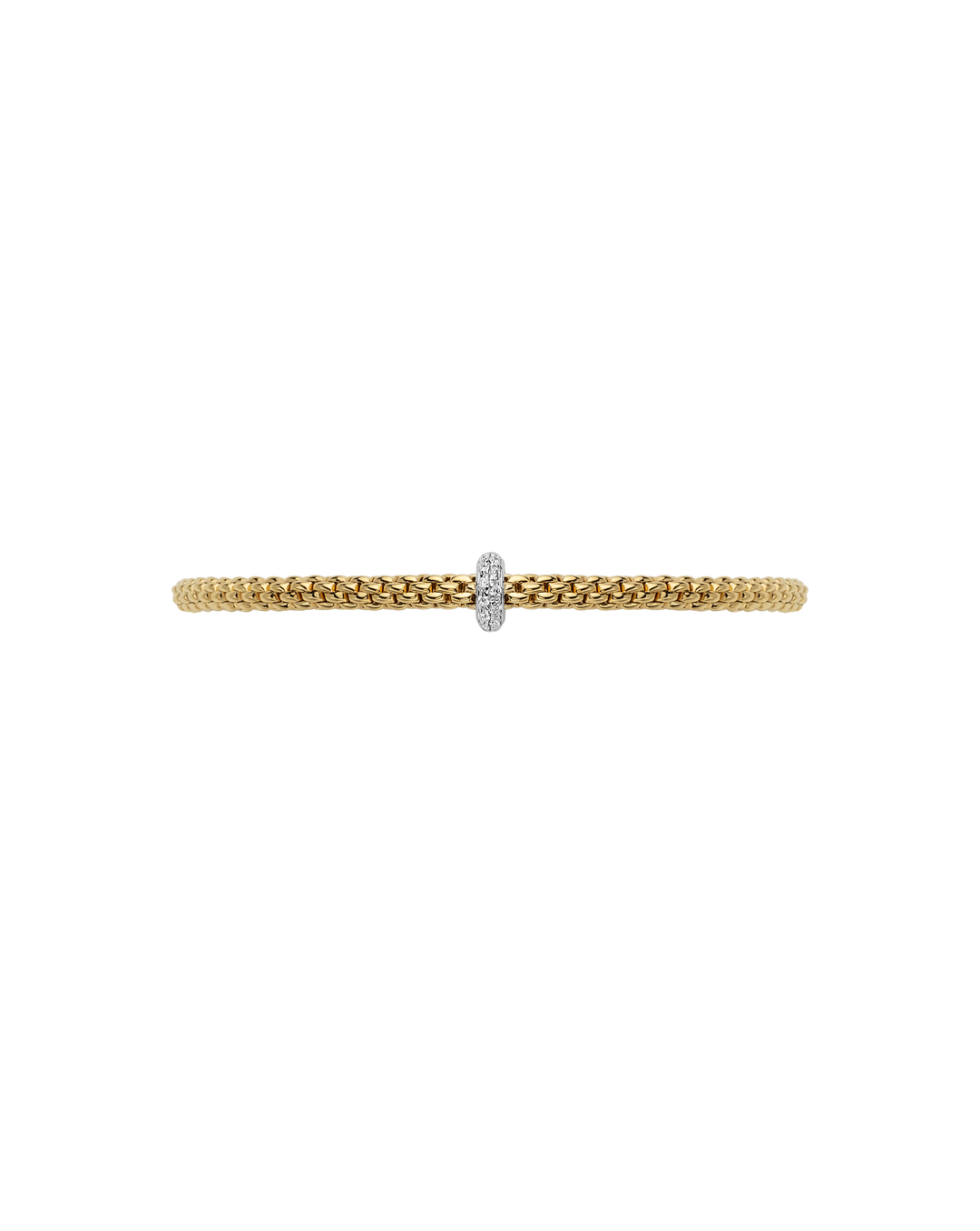 FOPE Prima Diamond Flex’it Bracelet in 18K Yellow and White Gold — alternate view 3