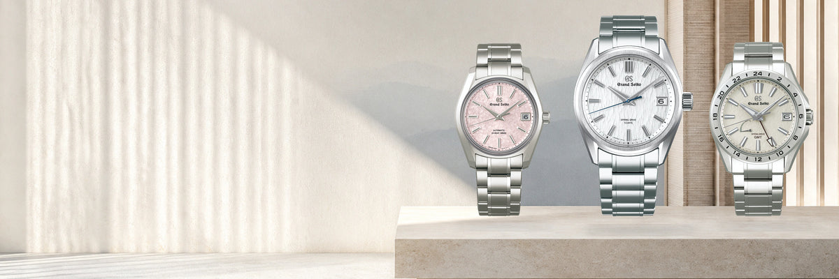 Grand Seiko watches collection hero at Golden Tree Jewellers