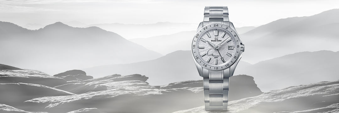 Grand Seiko SBGE285 official lifestyle campaign in mountain mist