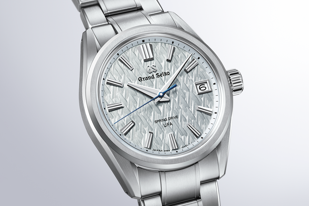 Grand Seiko SLGB003 official titanium bracelet and clasp detail