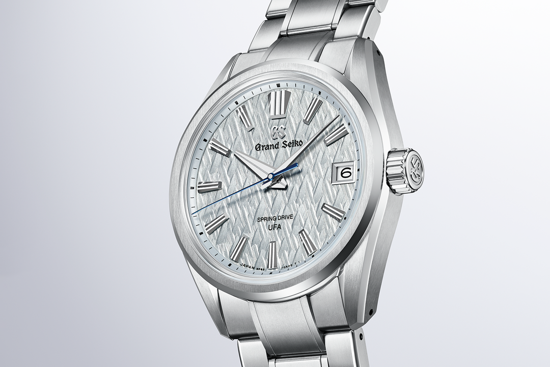 Grand Seiko SLGB003 official case and dial detail