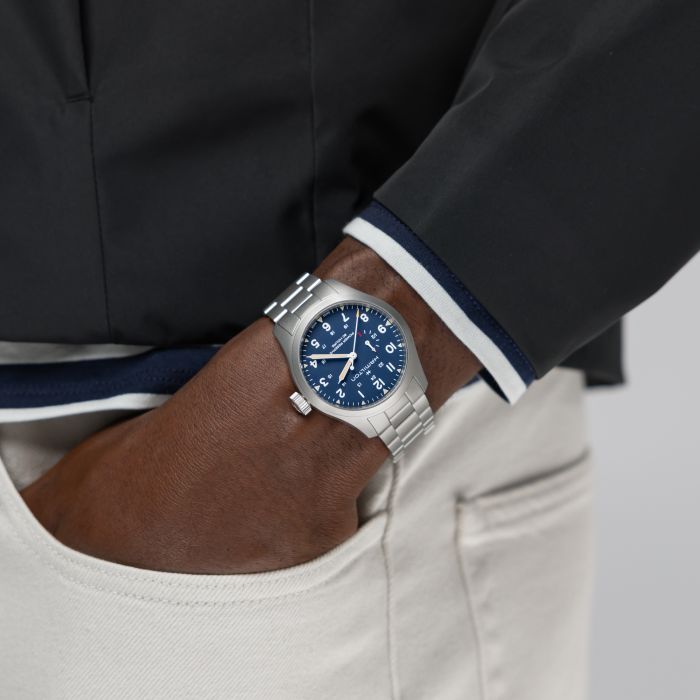Hamilton Khaki Field Mechanical Power Reserve 40 mm H69509140 – wrist view 1