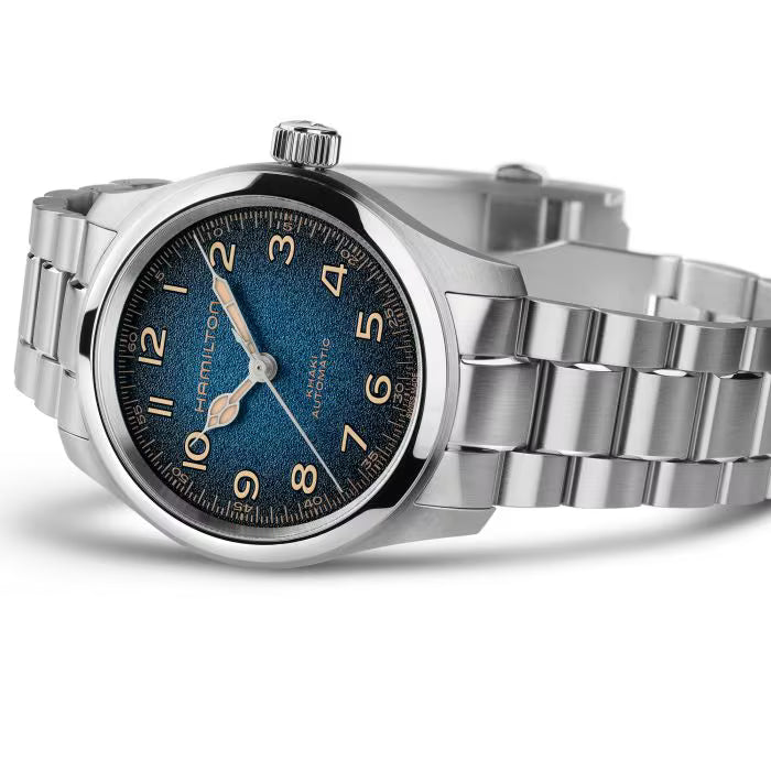 Hamilton Khaki Field Murph H70405140 stainless steel bracelet detail