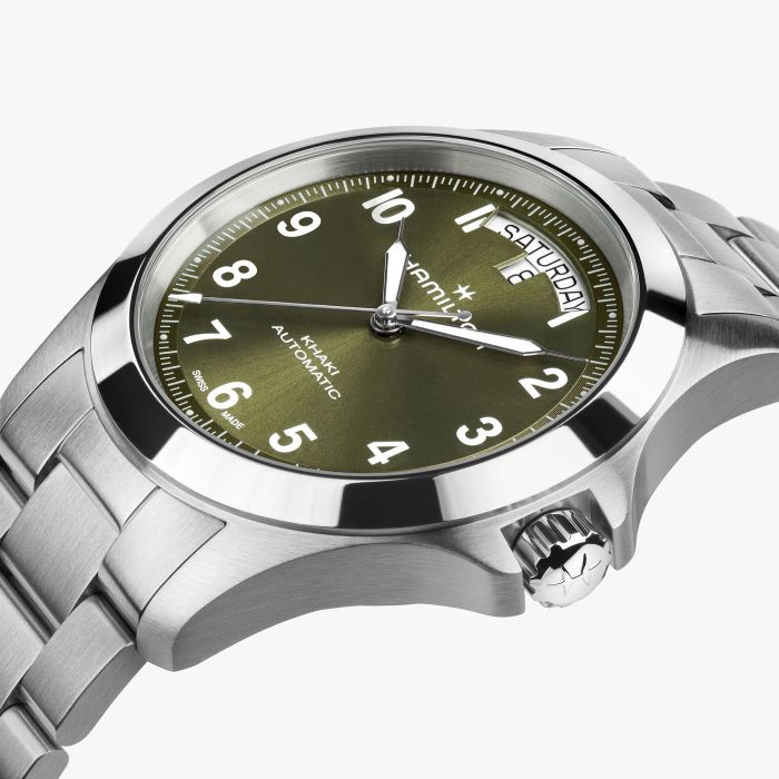 Hamilton Khaki Field King Day-Date 40mm H64475160 detail view