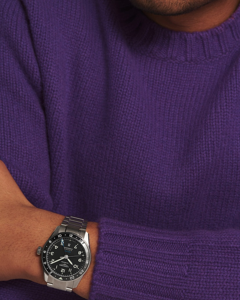 Longines Spirit Zulu Time 42 mm L3.812.4.53.6 wrist 2