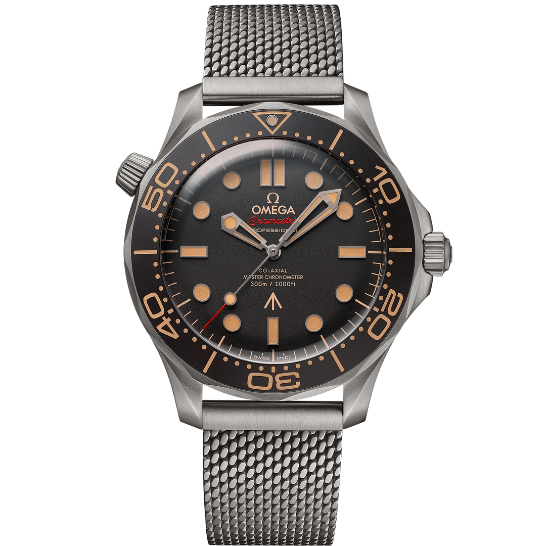 OMEGA Seamaster Diver 300M Titanium 42 mm 210.90.42.20.01.001 front view