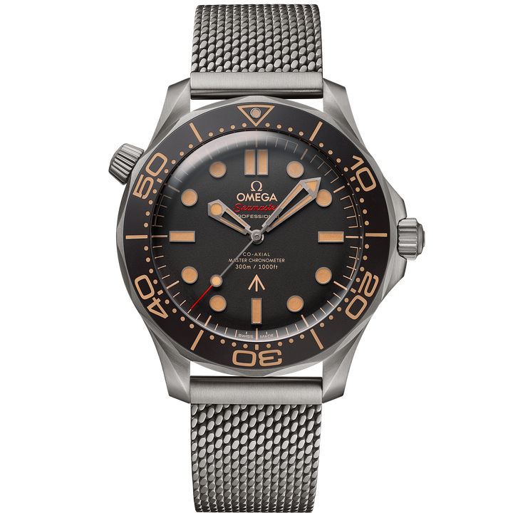 OMEGA Seamaster Diver 300M Titanium 42 mm 210.90.42.20.01.001 front view