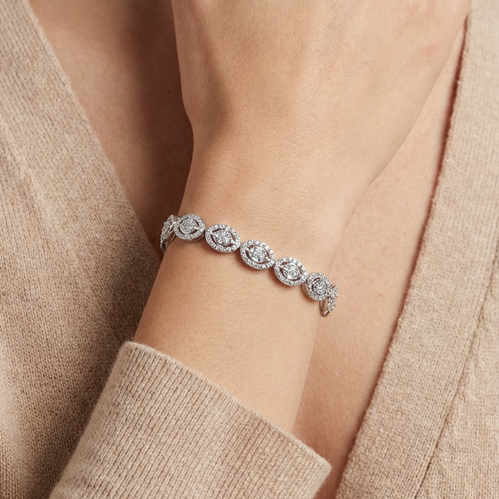 Celestial Sparkle 0.25 TCW Diamond Tennis Bracelet