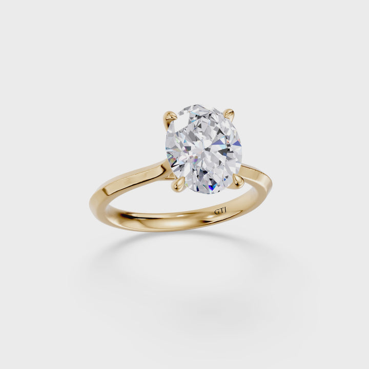Classic Solitaire Lab Grown Diamond Engagement Ring