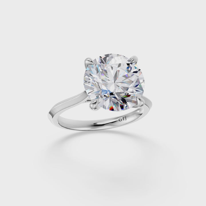 Classic Solitaire Lab Grown Diamond Engagement Ring