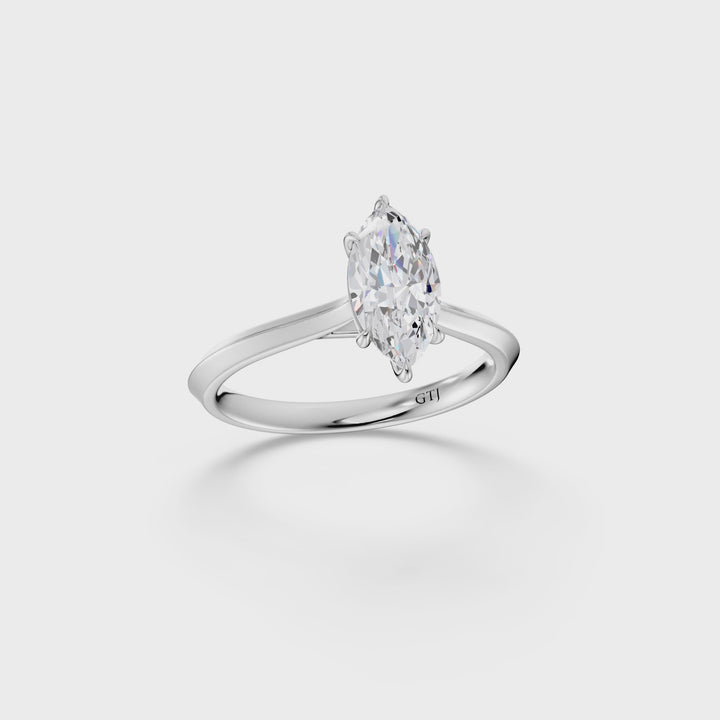 Classic Solitaire Lab Grown Diamond Engagement Ring