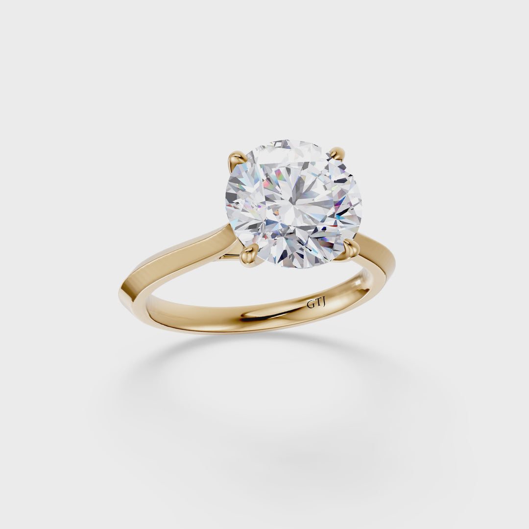 Classic Solitaire Lab Grown Diamond Engagement Ring