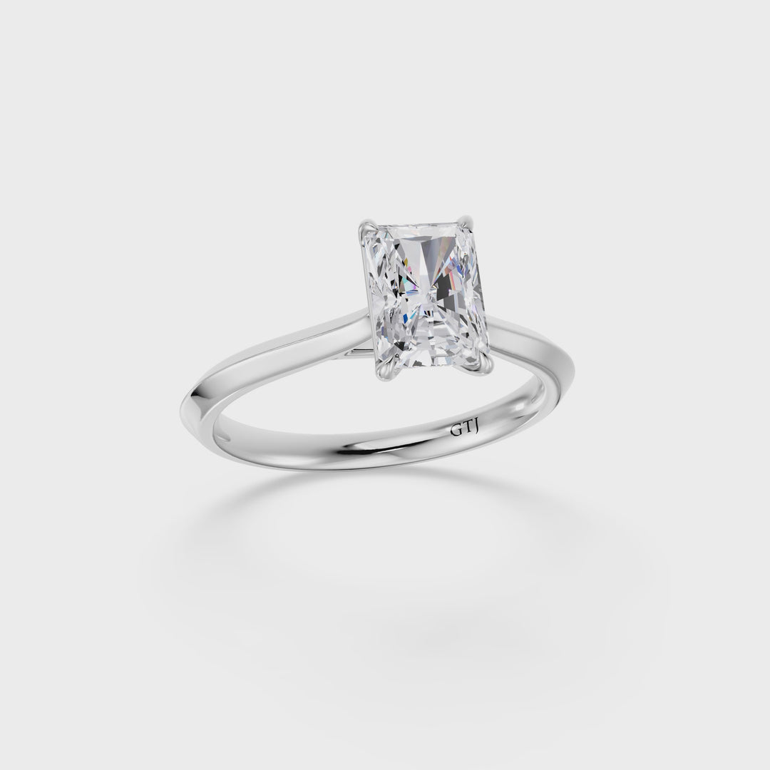 Classic Solitaire Lab Grown Diamond Engagement Ring
