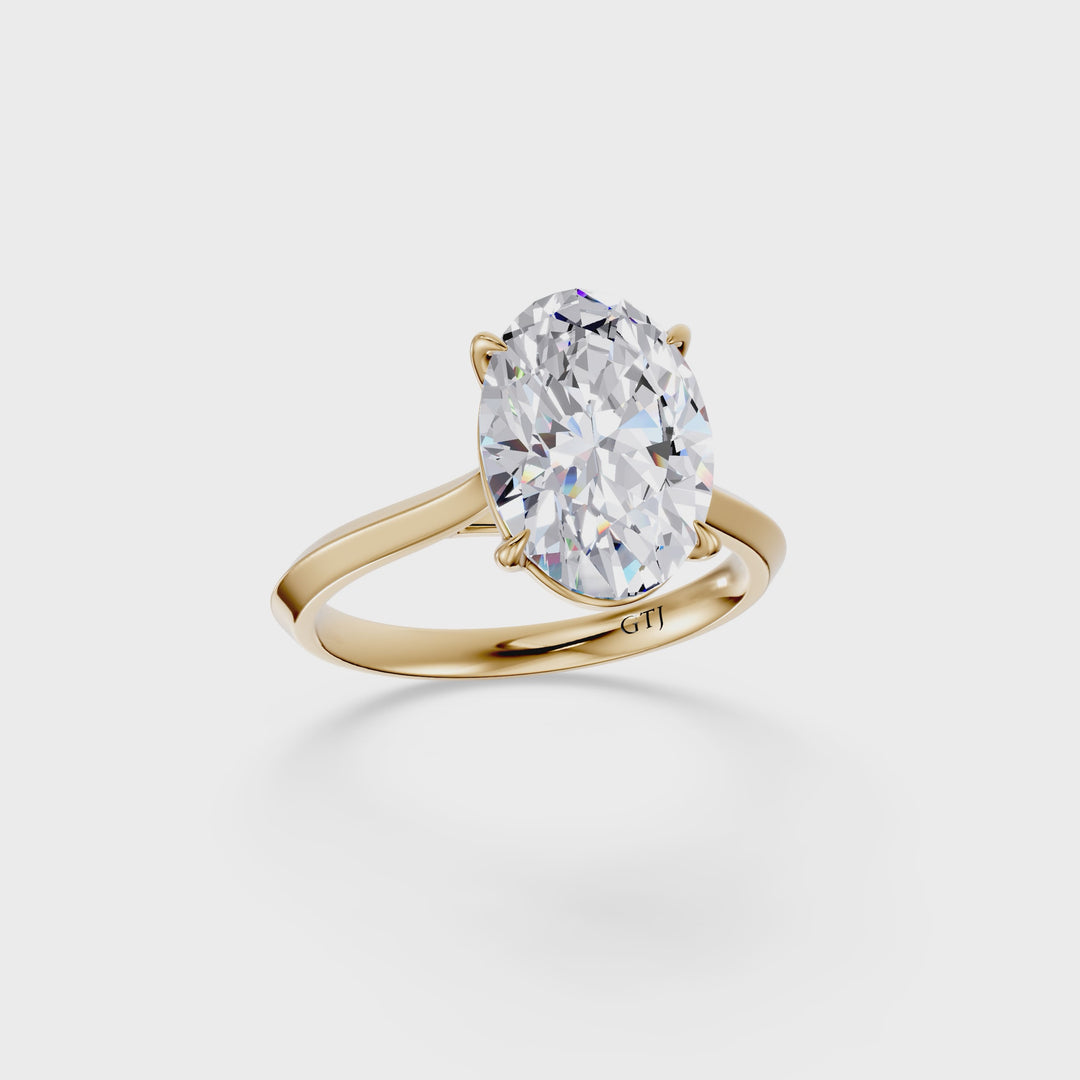 Classic Solitaire Lab Grown Diamond Engagement Ring