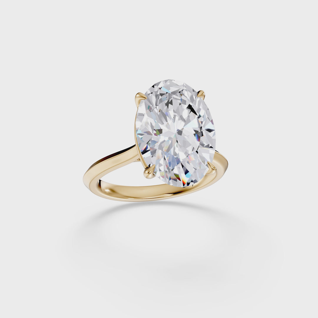 Classic Solitaire Lab Grown Diamond Engagement Ring