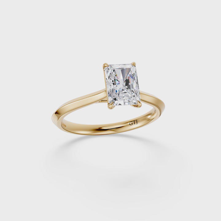 Classic Solitaire Lab Grown Diamond Engagement Ring