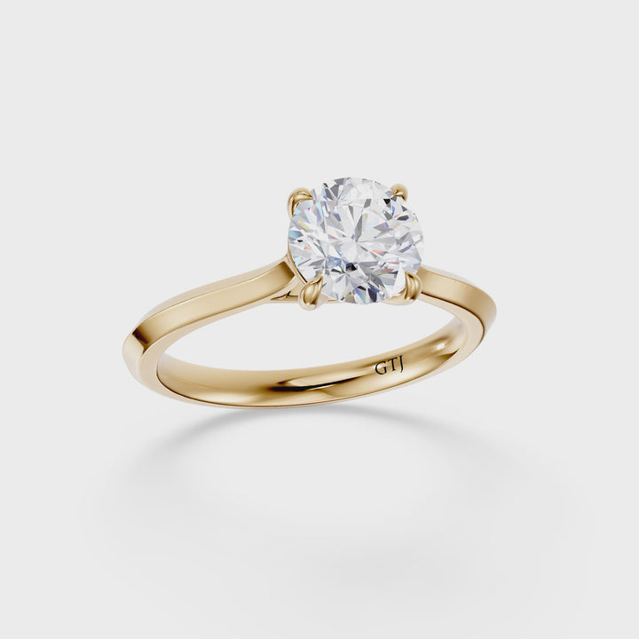 Classic Solitaire Lab Grown Diamond Engagement Ring