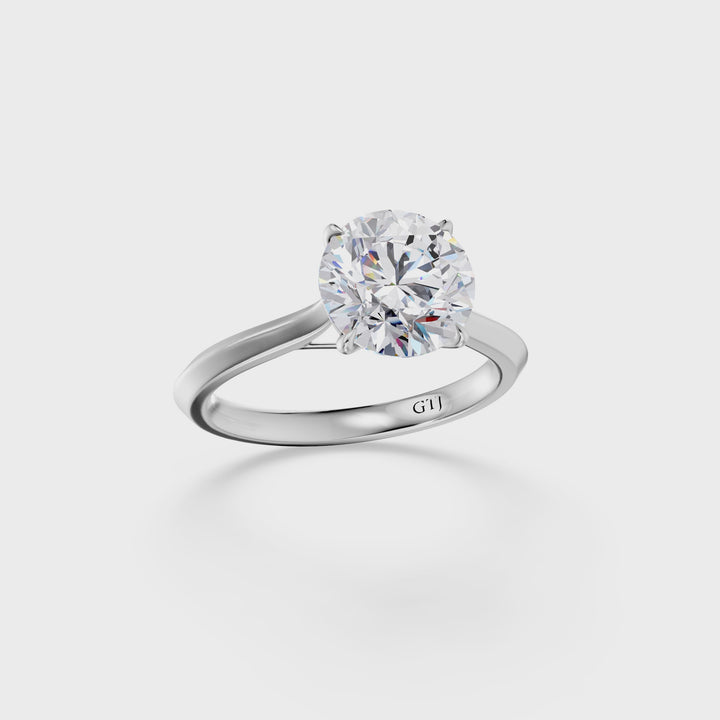Classic Solitaire Lab Grown Diamond Engagement Ring