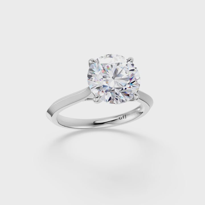 Classic Solitaire Lab Grown Diamond Engagement Ring