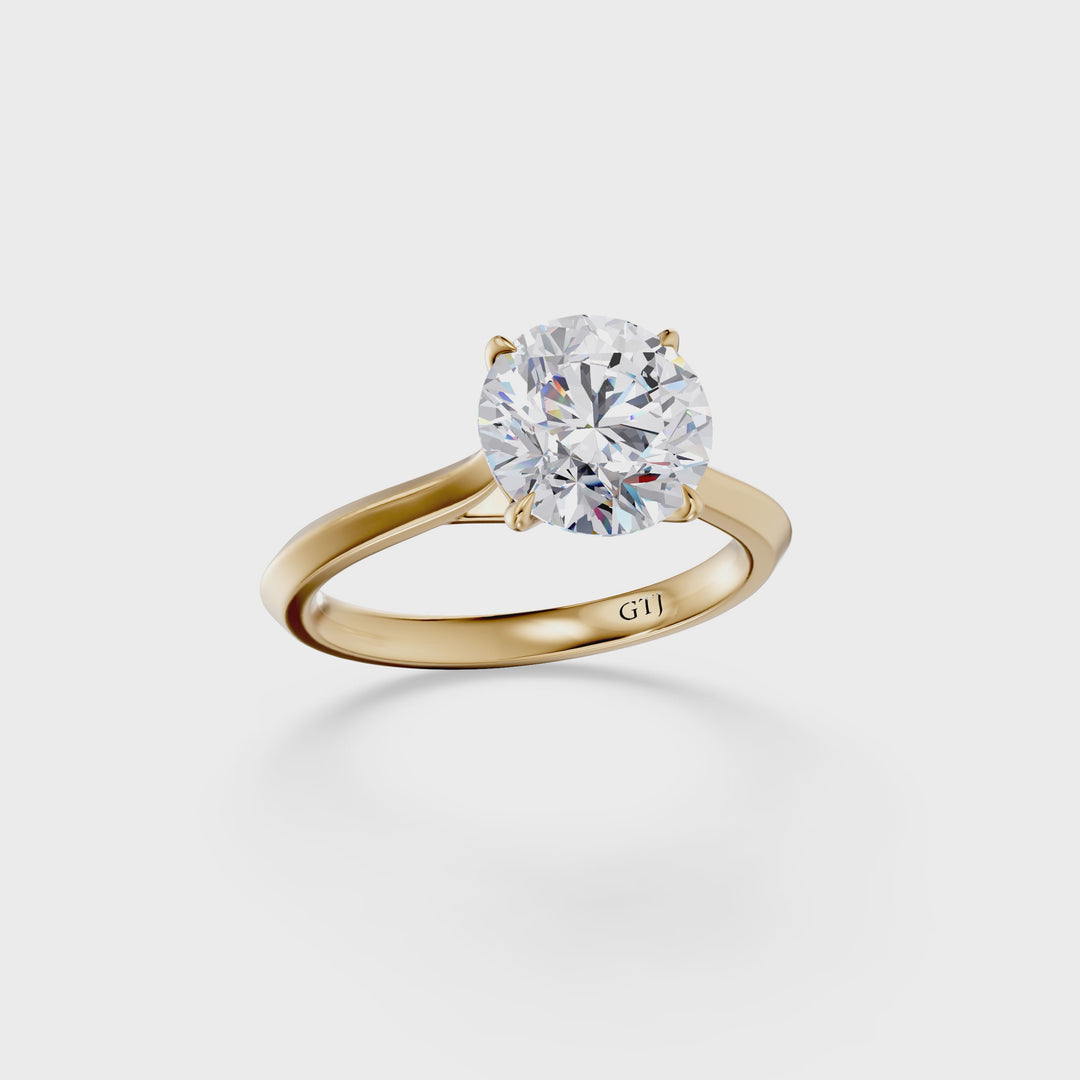Classic Solitaire Lab Grown Diamond Engagement Ring