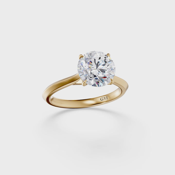 Classic Solitaire Lab Grown Diamond Engagement Ring