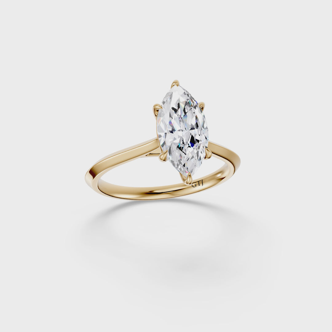Classic Solitaire Lab Grown Diamond Engagement Ring