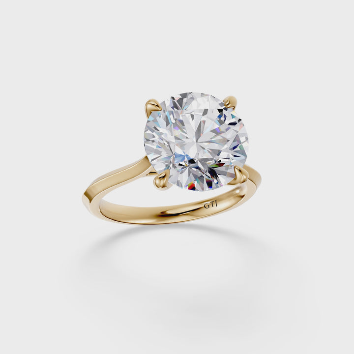 Classic Solitaire Lab Grown Diamond Engagement Ring