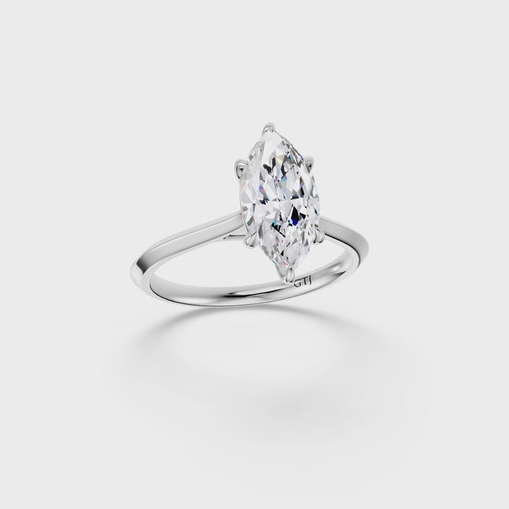 Classic Solitaire Lab Grown Diamond Engagement Ring