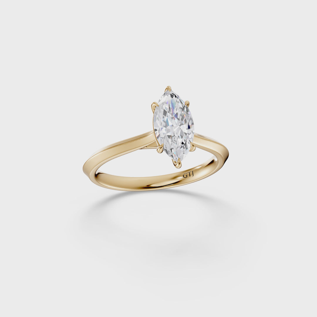 Classic Solitaire Lab Grown Diamond Engagement Ring