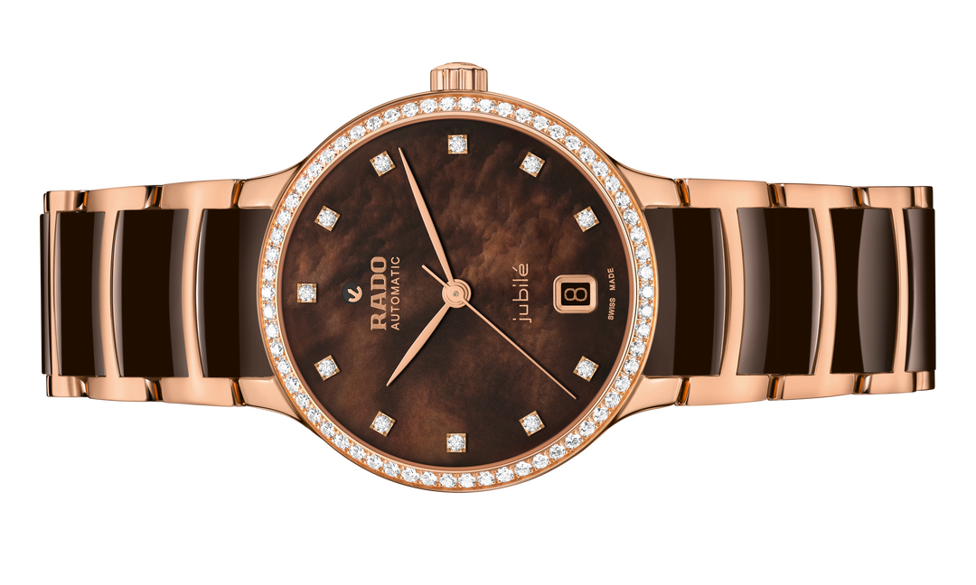 Rado Centrix Automatic Diamonds R30230922 case and bracelet detail