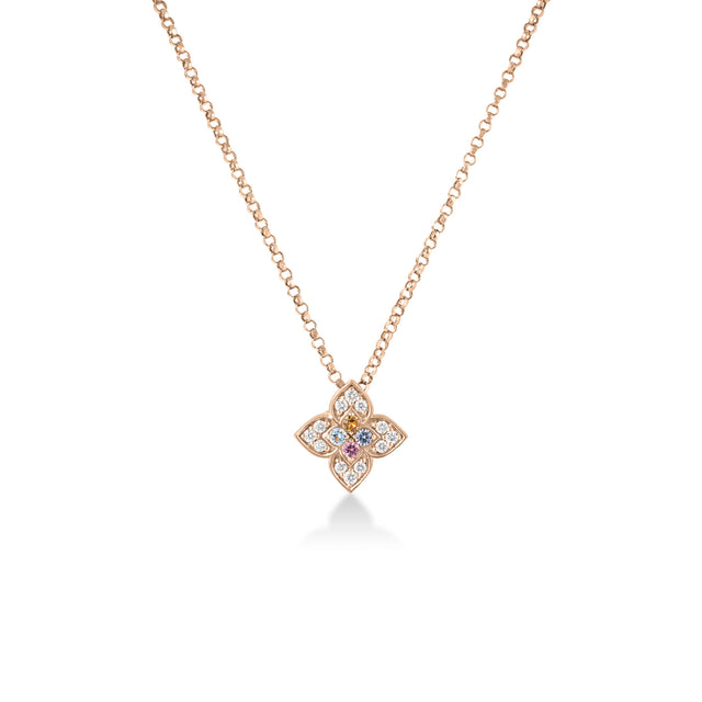 Roberto Coin Venetian Princess Carnival Necklace in 18K Rose Gold