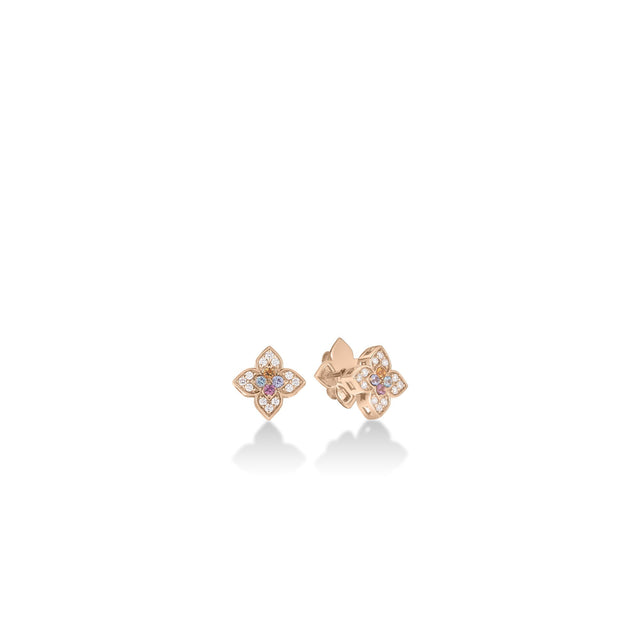 Roberto Coin Venetian Princess Carnival Stud Earrings in 18K Rose Gold