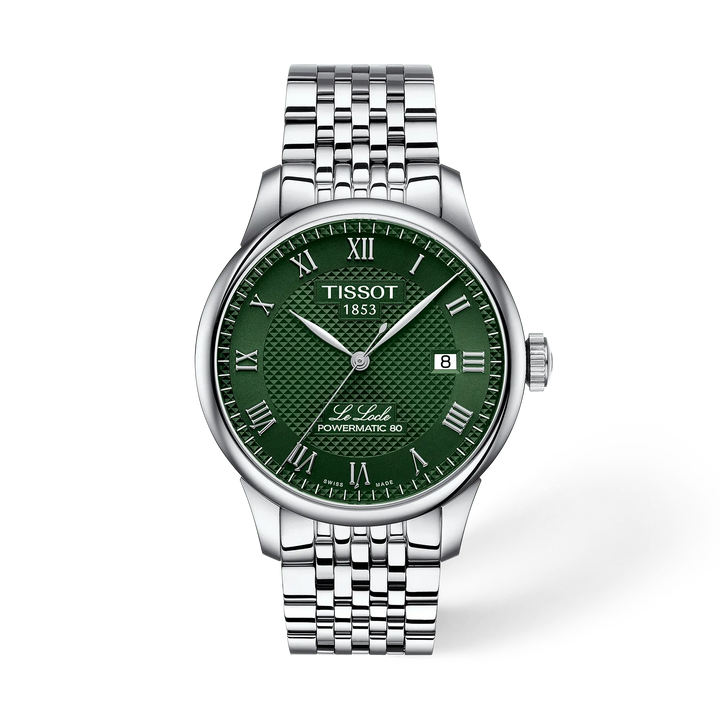 Front view of the Tissot Le Locle 39.3mm T006.407.11.093.00