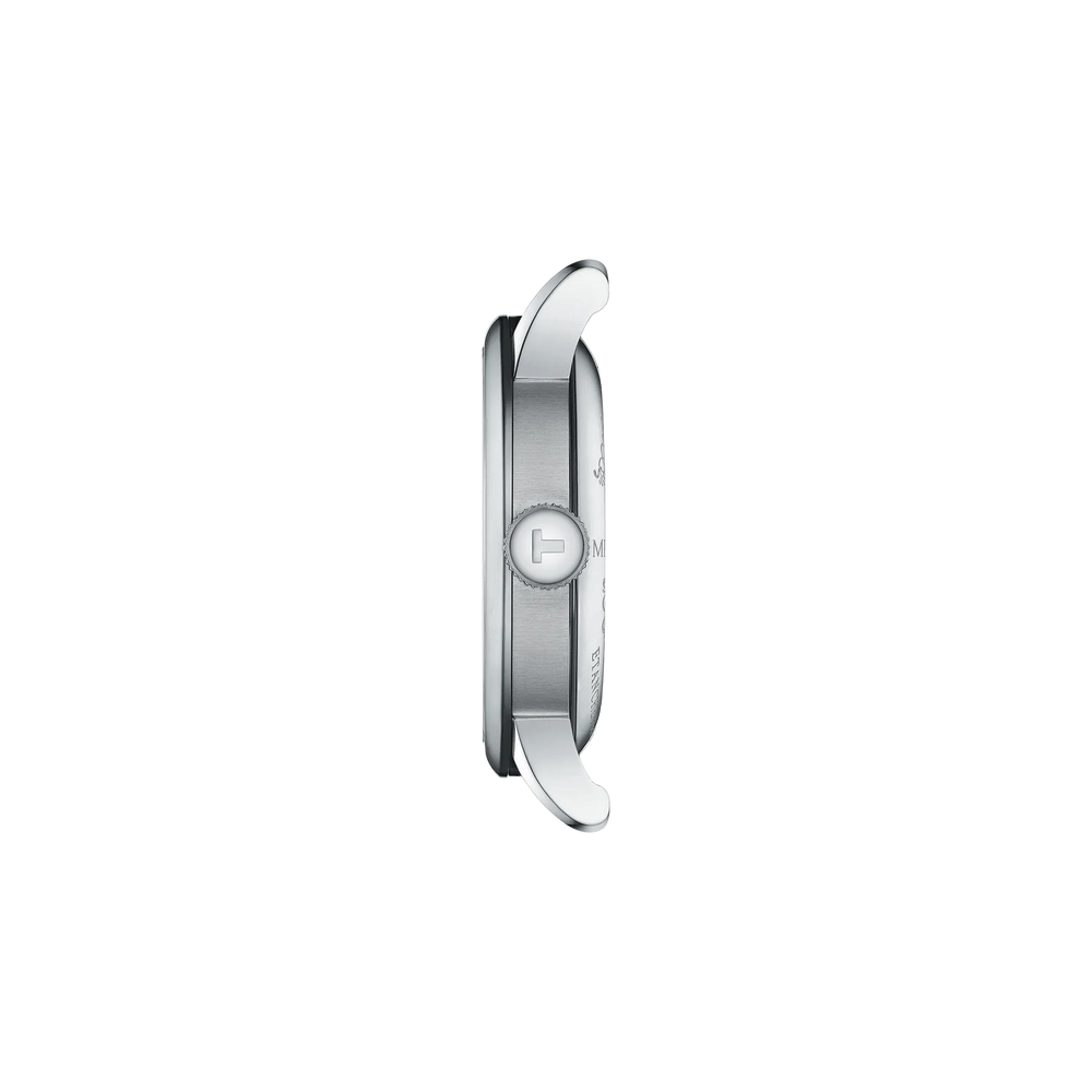Profile view of the Tissot Le Locle 39.3mm T006.407.11.093.00