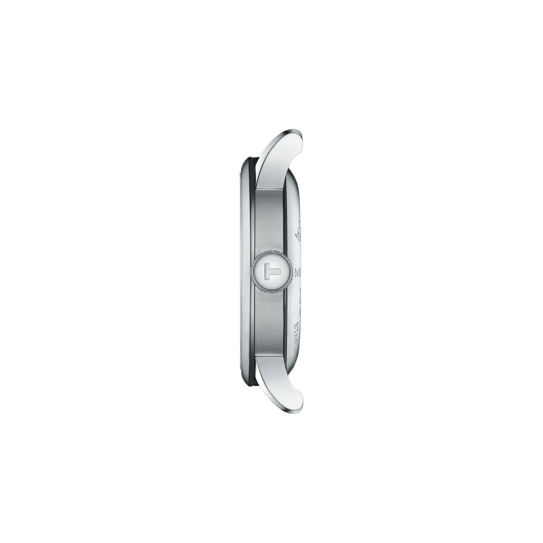 Profile view of the Tissot Le Locle 39.3mm T006.407.11.093.00