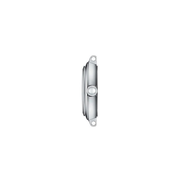 Profile view of the watch case Tissot Bellissima 26mm, reference T126.010.16.113.02