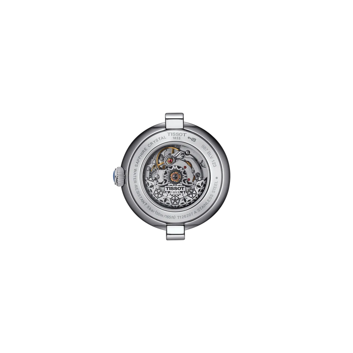 Back view of the watch case Tissot Bellissima 29mm, reference T126.207.11.013.00