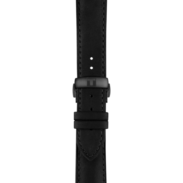 Strap zoom of the watch Tissot Chemin Des Tourelles Skeleton 39mm, reference T139.836.36.441.00