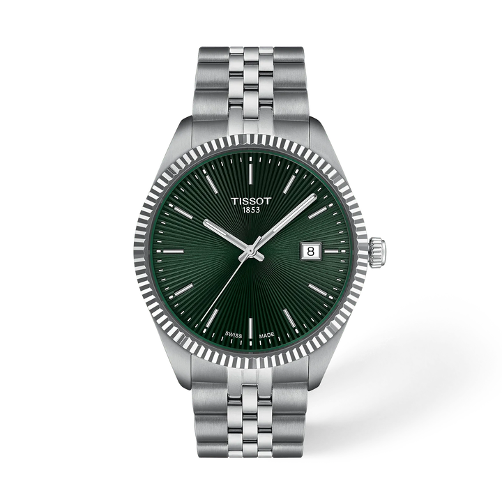 Front view of the Tissot Ballade 40mm T156.410.11.091.00