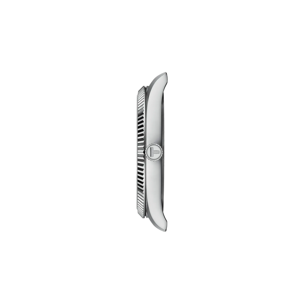 Profile view of the Tissot Ballade 40mm T156.410.11.091.00