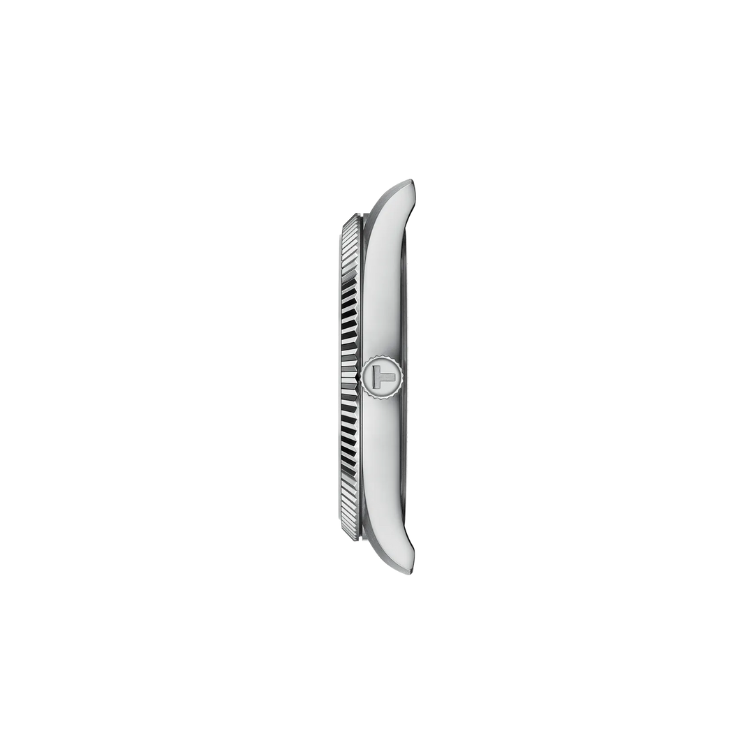 Profile view of the Tissot Ballade 40mm T156.410.11.091.00