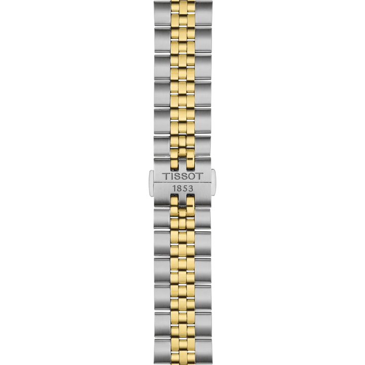Bracelet detail of the Tissot Ballade 40mm T156.410.22.031.00