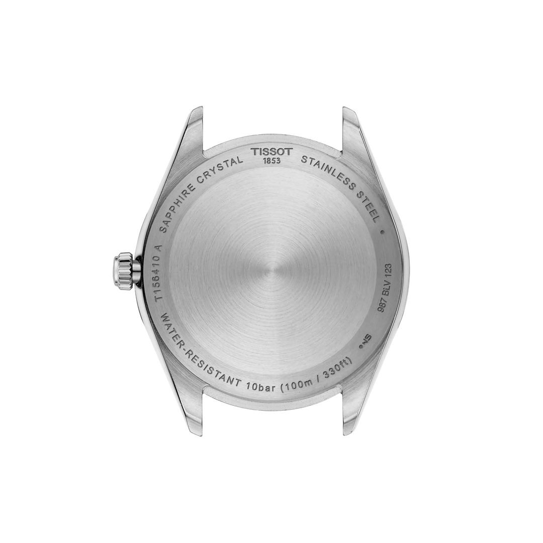Back view of the watch case Tissot Ballade 40mm, reference T156.410.22.291.01