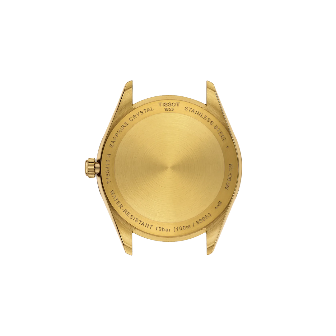 Back view of the watch case Tissot Ballade 40mm, reference T156.410.33.051.00