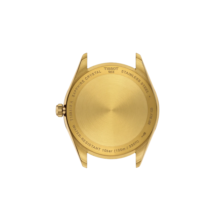 Back view of the watch case Tissot Ballade 40mm, reference T156.410.33.051.00