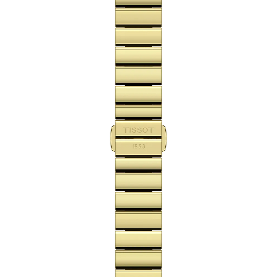 Bracelet detail of the Tissot SRV 30mm T160.110.33.113.00