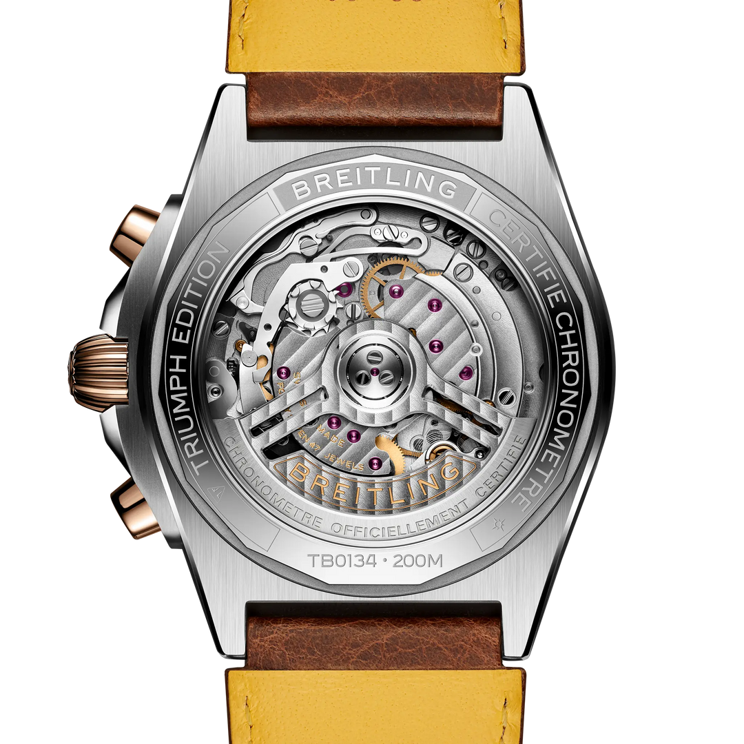 Breitling Chronomat B01 42 Triumph TB0134101M1X1 caseback