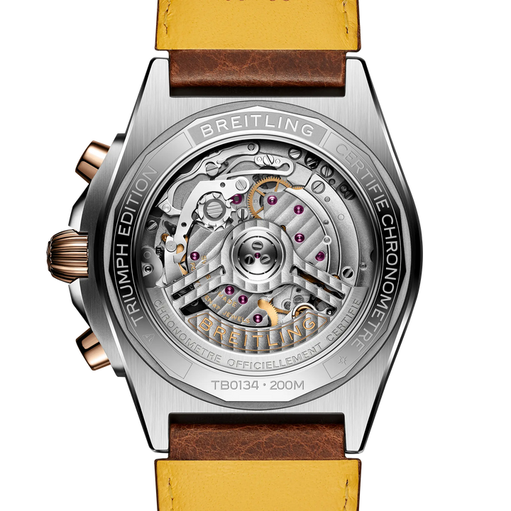 Breitling Chronomat B01 42 Triumph TB0134101M1X1 caseback