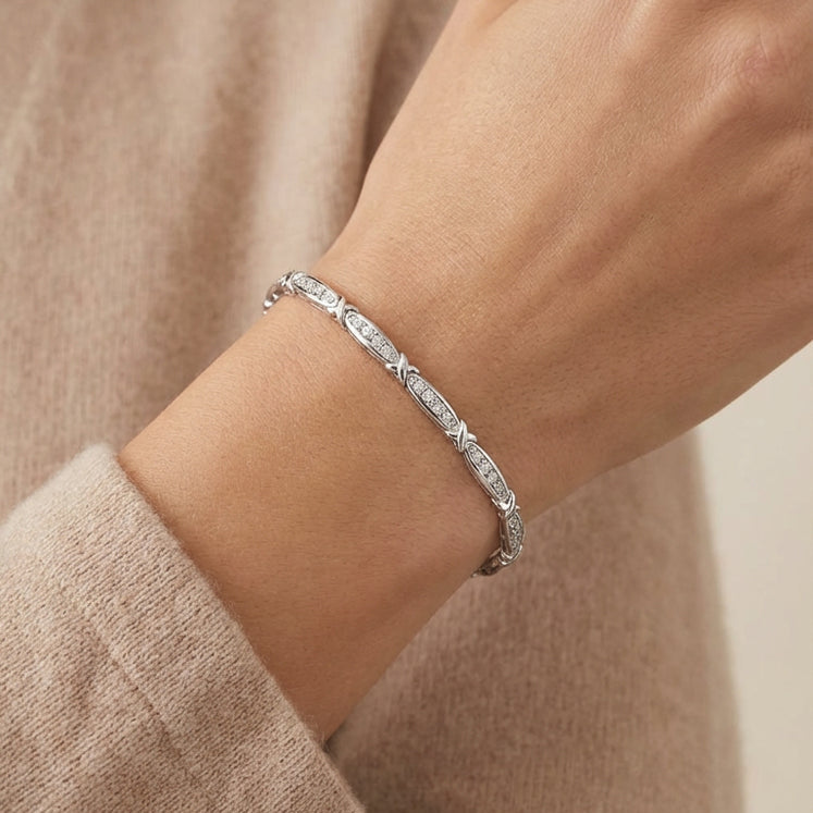 Eternal Embrace 1 Carat TW Diamond Tennis Bracelet