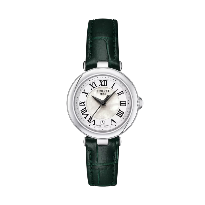 Tissot Bellissima 26mm Quartz White Mother-Of-Pearl Dial Watch T126.010.16.113.02 – front view